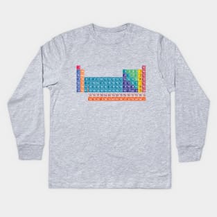 Periodic Table of the Elements Kids Long Sleeve T-Shirt